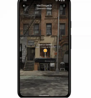 谷歌Maps的实时视图功能现在提供有关餐馆和企业的更多有用信息