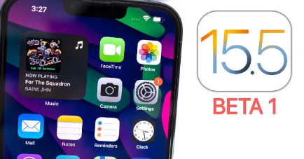 苹果最近发布了适用于iPhone的iOS15.5beta1