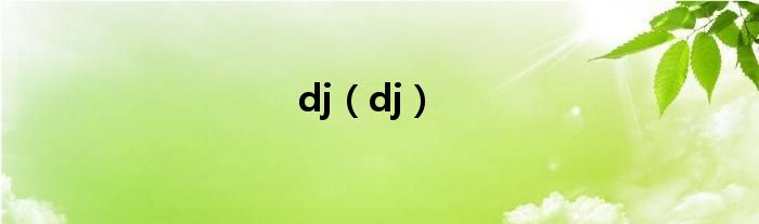 dj（dj）