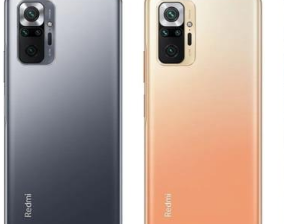 小米Redmi Note 10 Pro的背面采用四摄像头设置