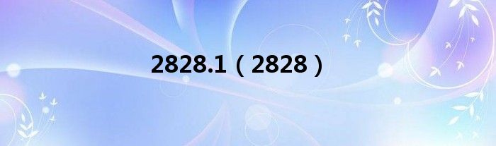 2828.1（2828）