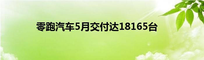 零跑汽车5月交付达18165台