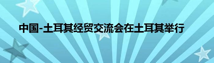 中国-土耳其经贸交流会在土耳其举行