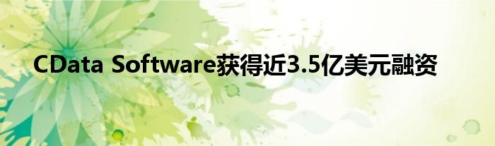 CData Software获得近3.5亿美元融资