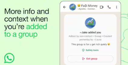 WhatsApp可让您更轻松地退出不想加入的群组